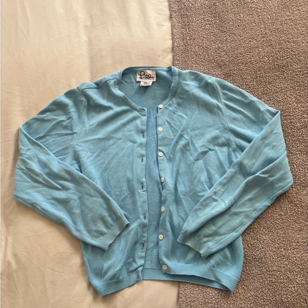 Lilly Pulitzer Light Blue Button-Down Shirt